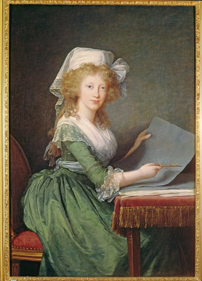 Marie-Louise von Bourbon-Sizilien (1773-1802) 1790 von Elisabeth Louise Vigee Lebrun